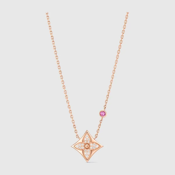 루이비통 COLOR BLOSSOM BB STAR 18K 다이아몬드 목걸이 Q03274